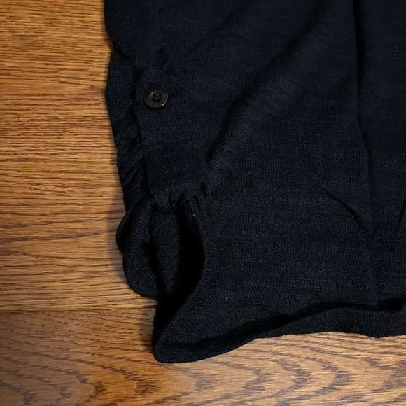 bebe black long top fit med-large - Picture 11 of 11